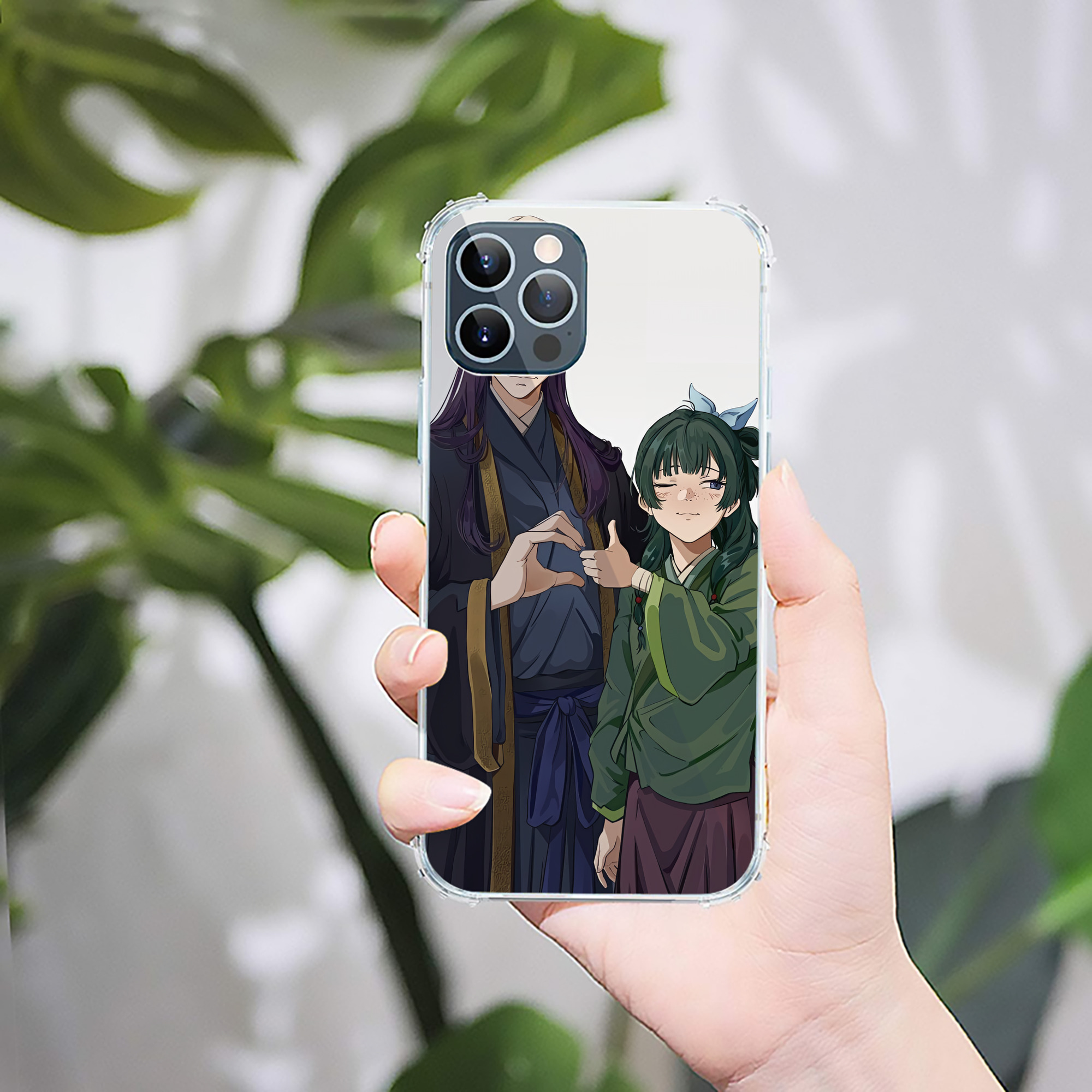 （画像用） 薬屋のひとりごと The Apothecary Diaries 【iPhone 12シリーズ対応】透明スマホケース（クリアソフトケース）
